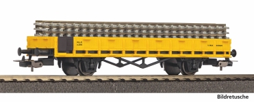 PIKO 27734 - H0 - Niederbordwagen Betonschwellen, RLF, Ep. IV